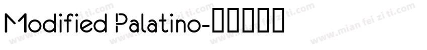 Modified Palatino字体转换
